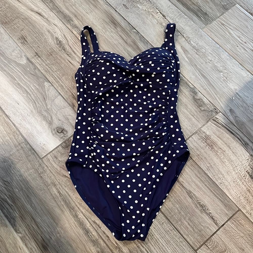 EUC bond-eye one piece bathing suit, sz 4